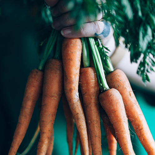 Carrots for carrot ginger juice